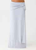 Romana Maxi Skirt Misty Blue