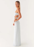 Anetta Maxi Dress Pale Blue