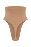 Saria High Waist Shapewear Briefs Latte