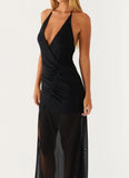 Louvre Maxi Dress Black