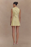 Oli Sleeveless Mini Dress Lemon