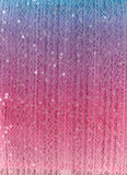 One More Time Sequin Knit Mini Skirt Disco Ombre