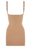 Jocelyn Backless Shapewear Mini Dress Latte