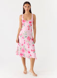 Fedde Midi Dress Petal Soleil