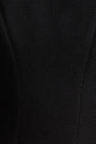 Leilani Black Round Neck Mini Skater Dress