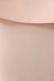 Sophia Satin Strapless Maxi Dress Peach