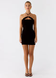 Poetry Mini Dress Black