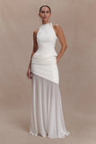 Portia Scuba Sleeveless Top White