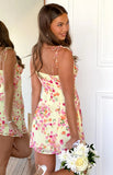 Penny Lane Yellow Bloom Mini Dress