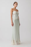 Nina Satin And Lace Camisole Sage