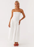 Larnie Midi Dress White
