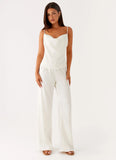 Deacon Low Rise Pants Butter