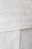 Eugenia Wrap Cotton Shirt White