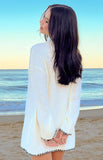 Flynn Cream Sweater Dress