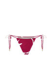 Marquise Bikini Bottom Dragonfruit Deco Fleur Print
