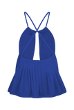 Korra Chiffon Halter Top Cobalt Blue