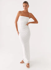 Paxton Beaded Maxi Dress White