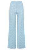 Glinda Crochet Pants Light Blue