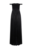 Coco Dropped Waist Maxi Dress Black