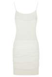 Laurie Twist Knit Mini Dress Ivory