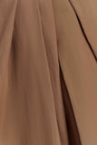 Owen Draped Wide Leg Pants Mocha