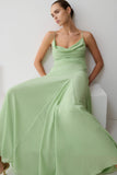 Aurelia Chiffon Maxi Dress Sage