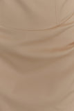 Doris Sleeveless Mini Dress Camel