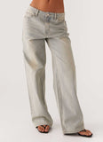Keanna Low Rise Denim Jeans Vintage