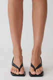 Mai Sling Back Thong Heel Black