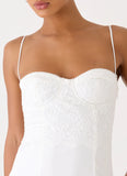 Aloura Lace Mini Dress White