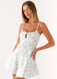 Helena Mini Dress Vintage Ditsy Floral