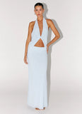 Michaella Chiffon Maxi Skirt Blue