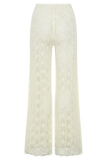 Glinda Crochet Pants Ivory