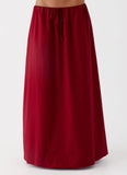 Cheryl Maxi Skirt Cherry Red