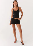 Freedom Mini Shorts Black