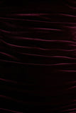Treat Burgundy Velvet Asymmetric Neck Maxi Dress With Ruched Detailing