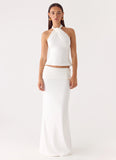 Rosanna Maxi Skirt White