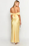 Seraphina Yellow Off The Shoulder Maxi Dress