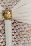 Mania Crochet Maxi Skirt With Hardware Ivory