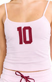 Karey Pink Jersey Top