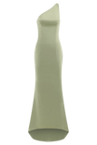 Harper One Shoulder Gown Sage