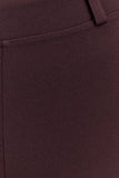 Blanca Stretch Crepe Capri Pants Chocolate