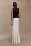 Dollie Sheer Knit Tank Top Black