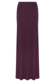Martiena Knit Maxi Skirt Plum