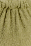 Theresea Halter Knit Maxi Dress Light Olive