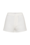 Blanca Stretch Crepe Shorts White
