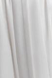Monika Gathered Waist Cotton Midi Dress White
