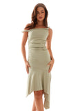 Huntah Midi Dress Sage