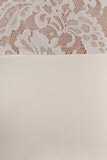 Aurelie Long Sleeve Lace Mini Dress Ivory