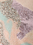 Elyna Beaded Mini Skirt Swirl Sequin